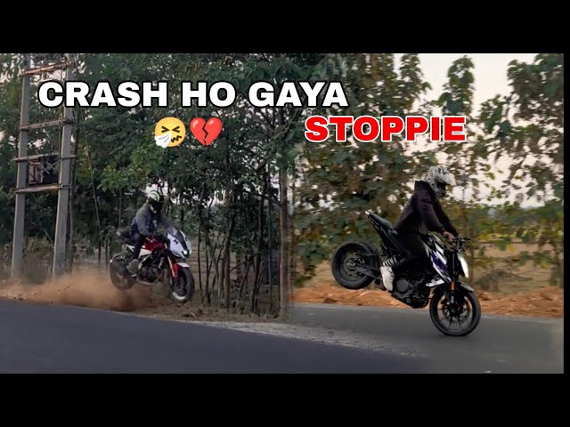 2024 First Vlog // Wheelie Crash // 🤧💔 Thanku Guys For 1k #sam390 #dumka