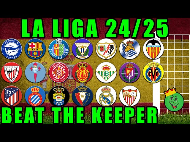 La Liga 2024/25 - Beat The Keeper Marble Race / Marble Race King