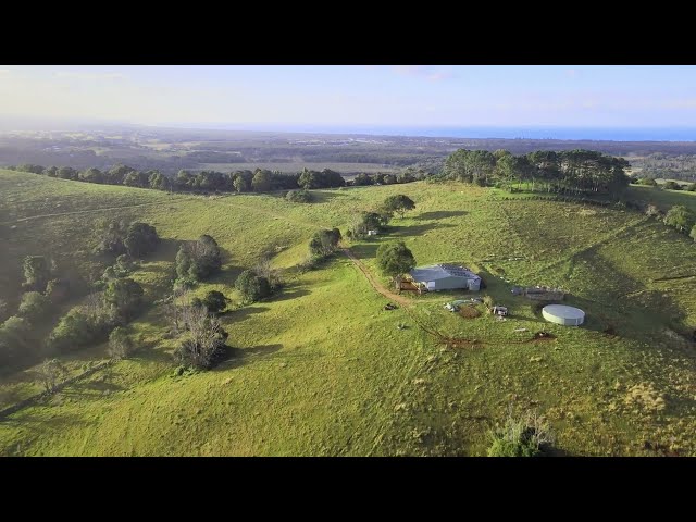 Byron Bay hinterland - flying over Telopa - NSW Australia