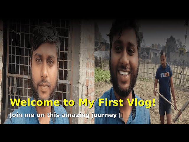 My First Vlog – Welcome to Ankit Raj Vlog! 🎥✨