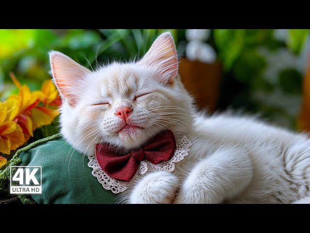 Sweet Dream With Cat Lullaby 🎶 Help Cats Sleep After 30 Minutes, Cat's Favorite Music To Sleep 💤