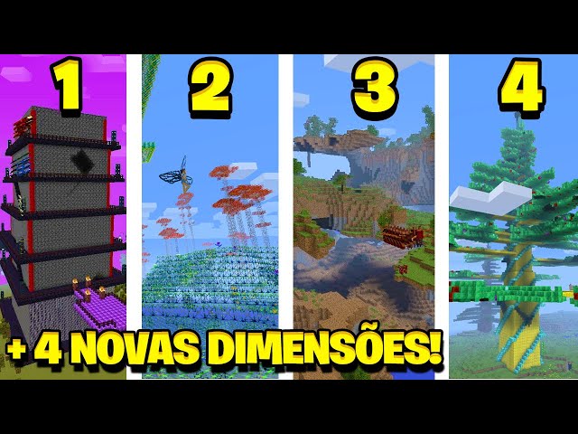 🔥 ORESPAWN ADDON  - +4 NOVAS DIMENSÕES ADICIONADAS, NOVOS BLOCOS E MUITO MAIS! (MINECRAFT BEDROCK)