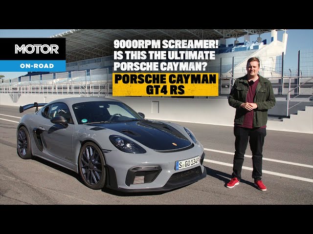 2022 Porsche Cayman GT4 RS review - 9000rpm track monster tested! | MOTOR