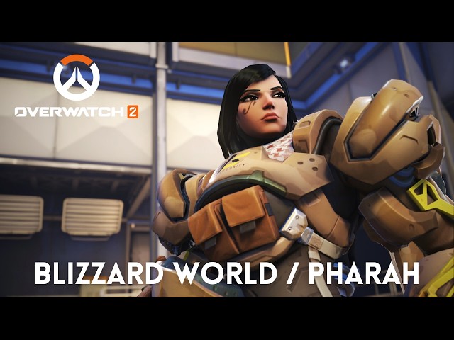 Overwatch 2 - Walkthrough 4K 60FPS HDR - Blizzard World / Pharah