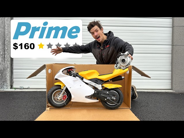 Turbocharging Amazon's Cheapest Pocket Bike!