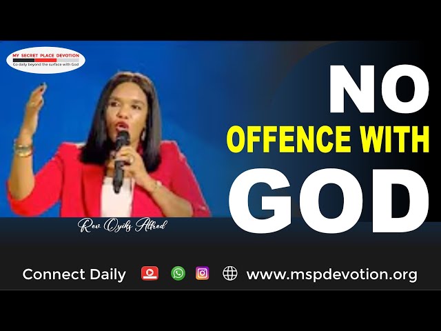 No Offence With God - Rev Oyiks Alfred