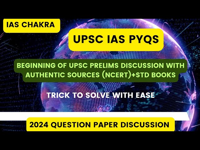 UPSC Prelims PYQs | 2 questions each day discussion| IAS 2025 preparation