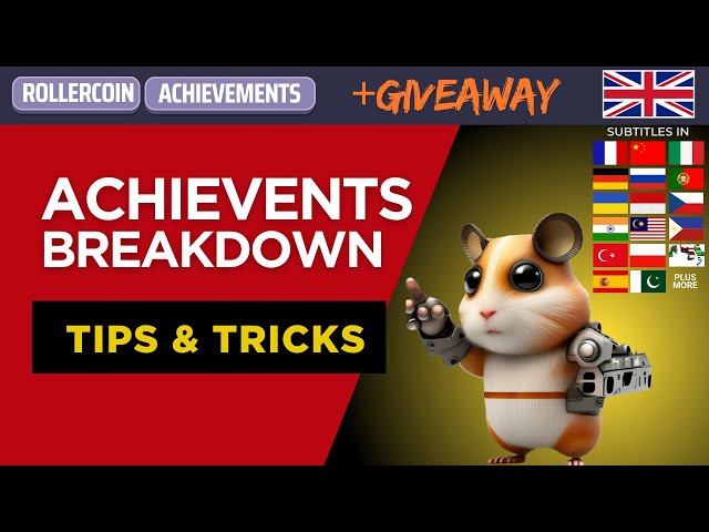 New Achievements System in Rollercoin. Tips & a HUGE trick +Giveaway