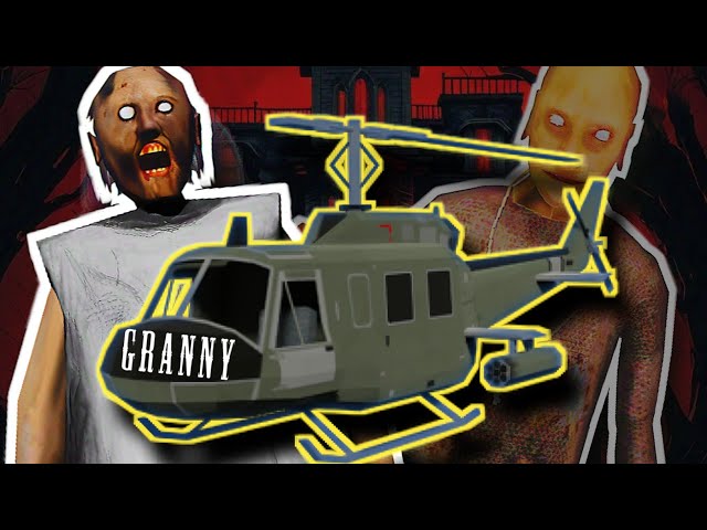 HELICOPTER ESCAPE IN GRANNY & GRANDPA HOUSE | GRANNY CHAPTER 2 GAMEPLAY #1