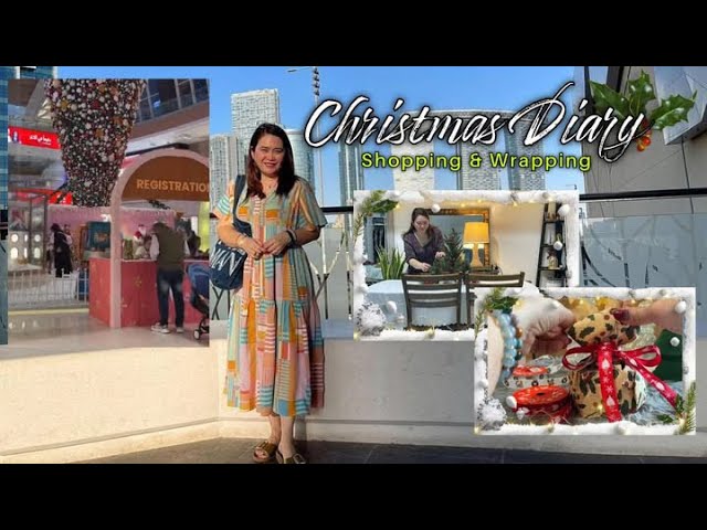 OFW life on Christmas season l Rush shopping l Gift Wrapping & Christmas Preparation🎁 l asmr l CHARY