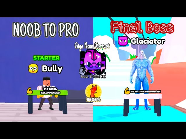 I AM CHALLENGING NOOB TO PRO THE BEST PET & ARM WRESTLE SIMULATOR ROBLOX