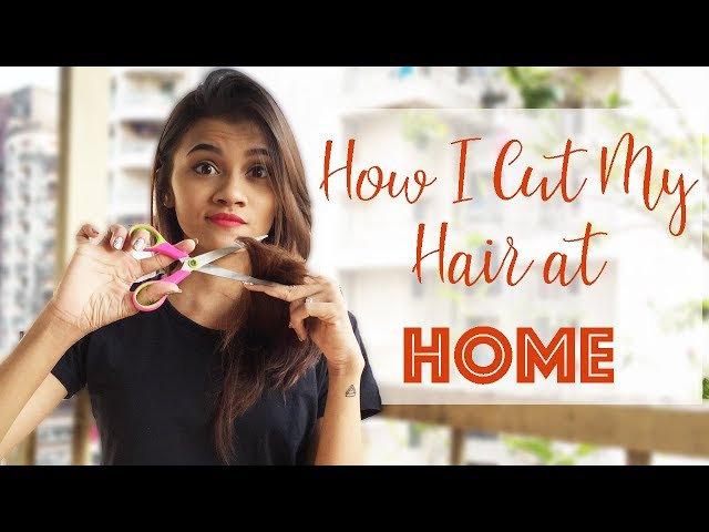 HOW I CUT MY HAIR AT HOME IN DEEP LAYERS!│Long Layered Haircut DIY at Home│Shreeja Bagwe