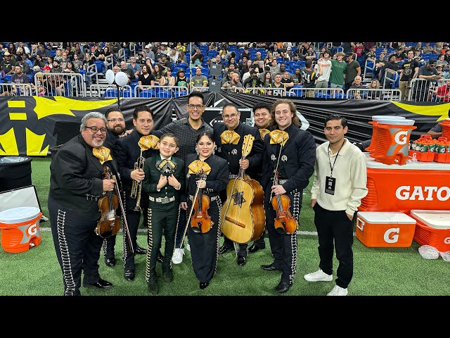 Halftime show at the UFL SA Brahmas game