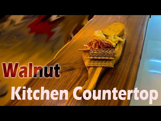 Making a Walnut Kitchen Counter With Traditional Joinery