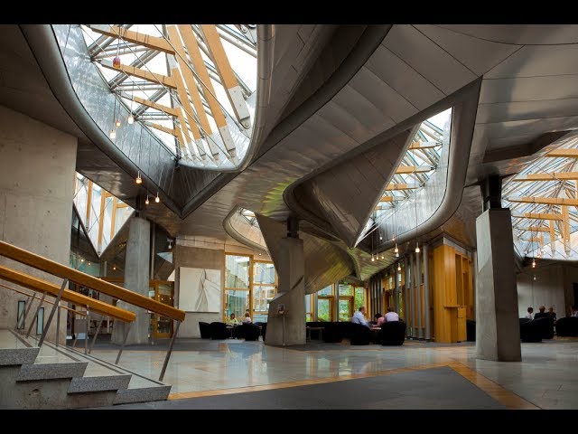 Immersive Tour: The Garden Lobby of the Scottish Parliament (English)