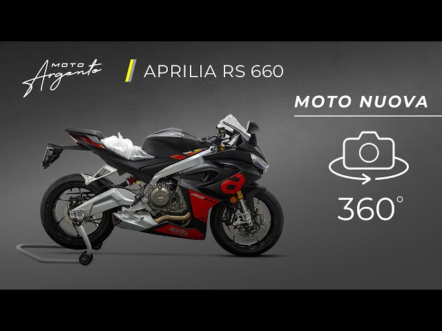 Aprilia RS 660 - Moto Nuova - Vista a 360° - Moto Argento