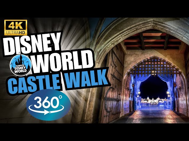 Disney World Cinderella Castle 360 video 4k Magic Kingdom