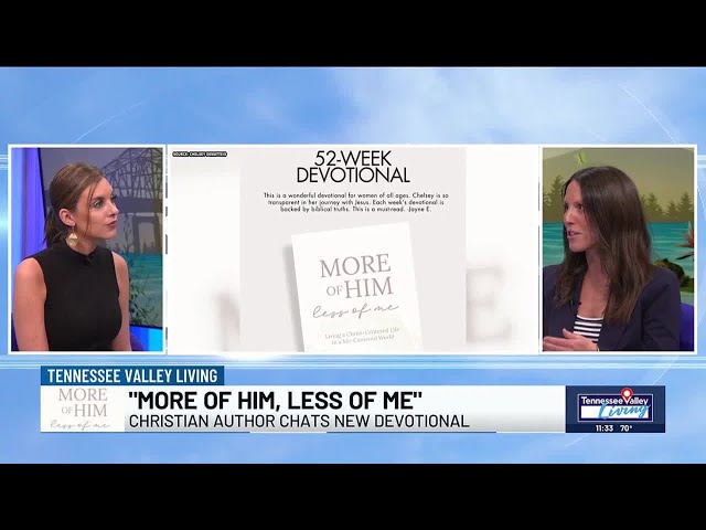 "More of Him, less of me": Christian author chats new devotional