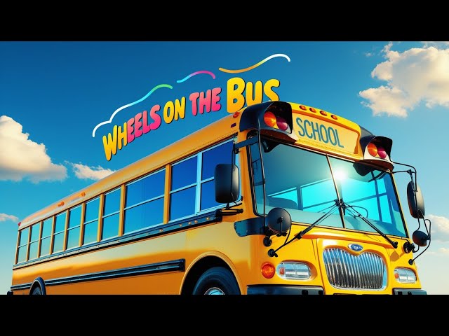 The Wheels on the Bus – 3D Cartoon Music Video for Kids | Ultra HDR | Nursery Rhymes & Songs