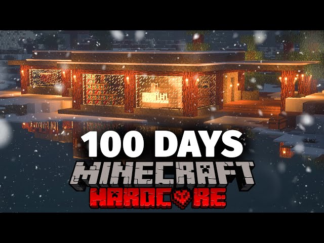 I Spent 100 Days in the Arctic in Minecraft and Here's What Happened