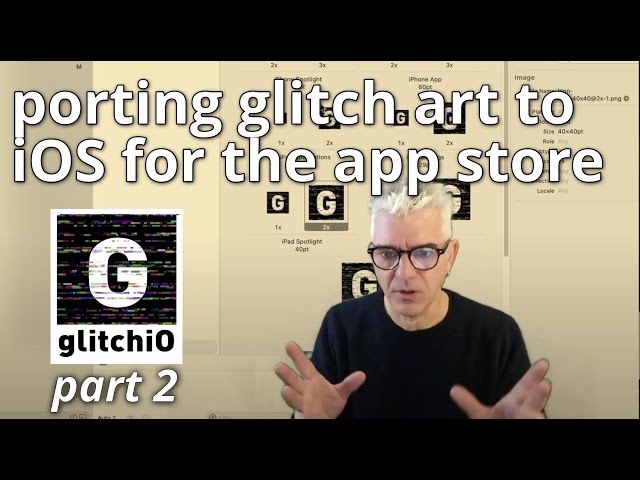 glitchIO pt 2 - porting VHS inspired glitch art to iOS and appstore