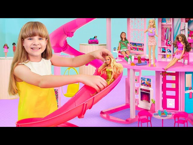 Diana's Barbie Adventure: DreamHouse Challenges and Fashion Fun!