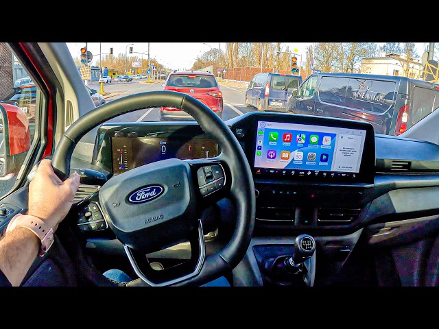 NEW Ford Transit Custom 2025 (2.0 EcoBlue 150 hp) | POV Test Drive #2315 Joe Black