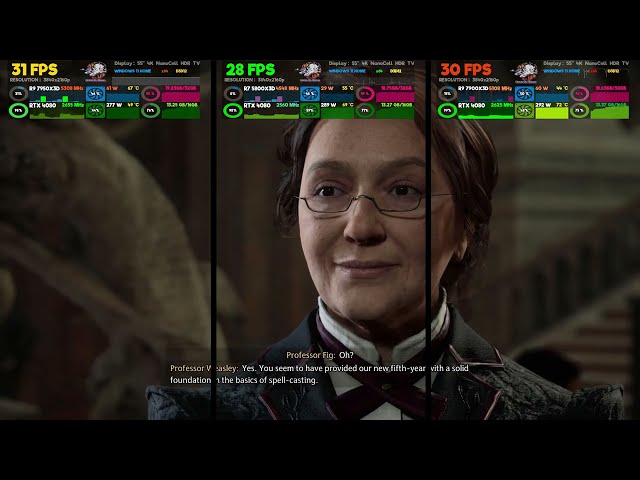 R9-7950X3D vs R7-5800X3D vs R9-7900X3D | Hogwarts Legacy | RTX 4080