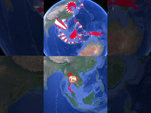 Evolution of Indonesia and Thailand #maps #history #historymap
