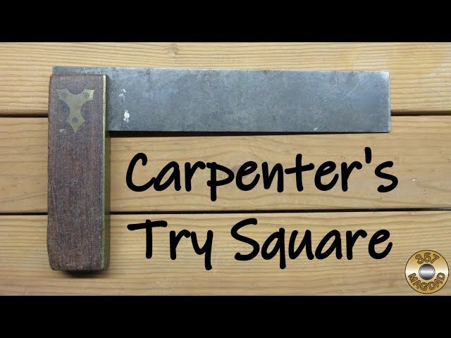 Hand Tool Restoration - Carpenter's Try Square