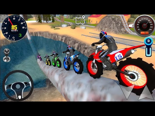 Motocross Dirt Bikes driving Extreme Off-Road Offroad Outlaws motor bike Game Android Mud Gameplay