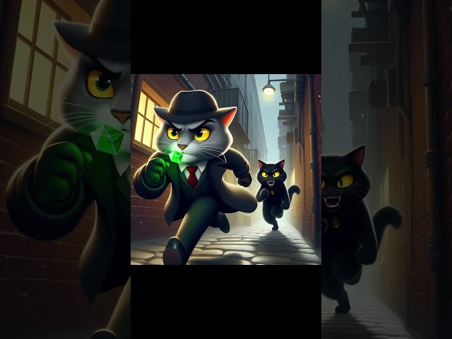 Detective Snow: The Epic Chase for the Stolen Green Emerald | #cat #catlovers #shortsfeed