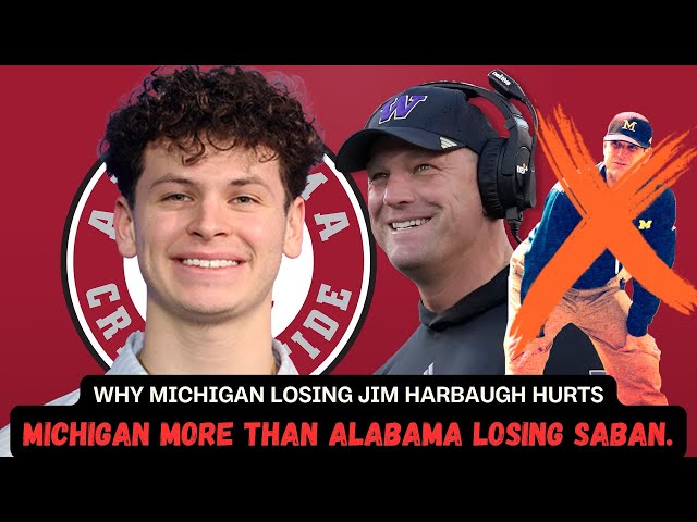 Why Michigan losing Jim Harbaugh hurts Michigan more than Alabama losing Nick Saban