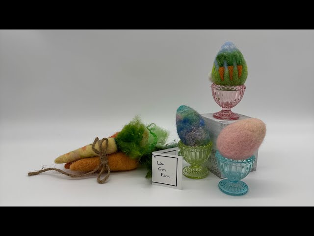 Liongate Farm Easter Felting 2025 *Carrots & Easter Eggs*