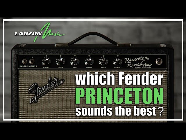 Fender Princeton Comparison, '68, '65, '64, '62 & Tone Master