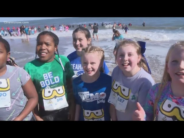 Cool School Challenge: Students take the polar plunge!