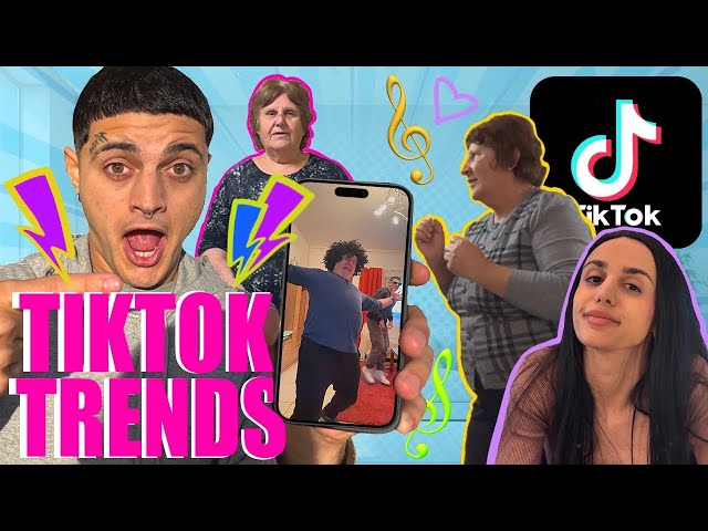 Family Tries Viral TikTok Trends for the First Time!