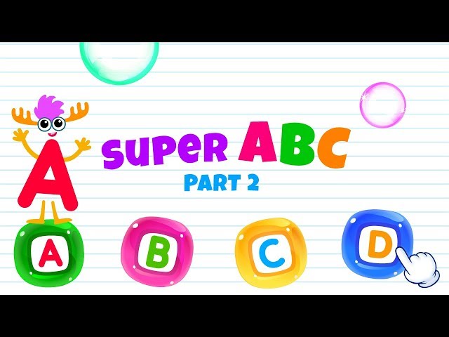 Super ABC, part 2. Learn alphabet with Bini Bambini.