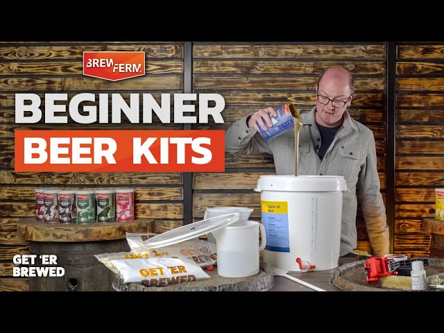 Beginner Friendly BrewFerm Beer kits for starting to home brew beer