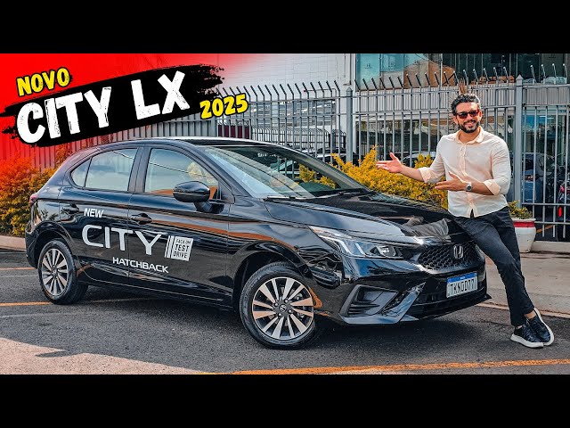 HONDA CITY 2025 LX na versão mais barato do hach