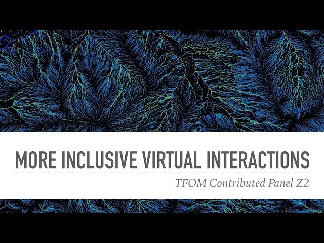 Contributed Panel: "Z2: More inclusive virtual interactions"