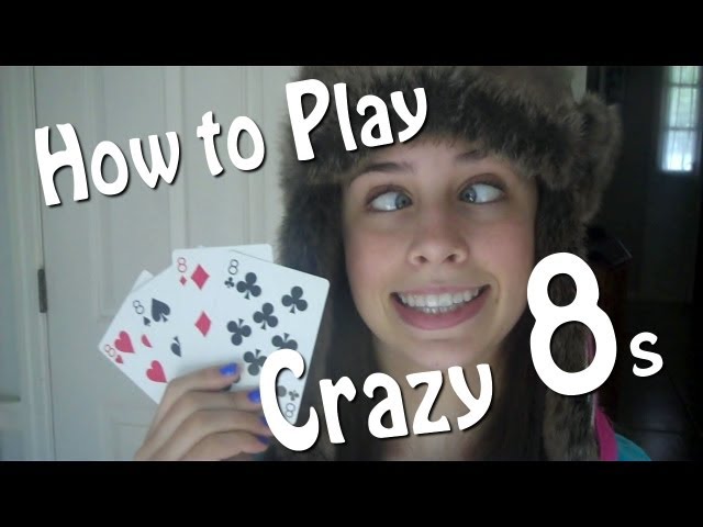 How to play crazy 8s -kids card game - tutorial