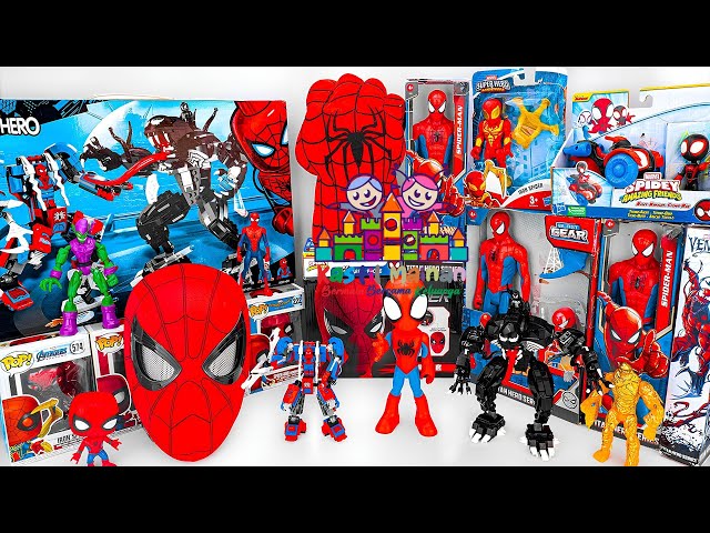 🕷️ Marvel Spider-Man Collection Unboxing | Spider Bot 🤖, RC Motorcycle 🏍️, Toy Gun 🔫 Review