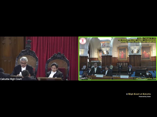 24 February 2025 | Court No.1| Live Streaming of the Court proceedings.