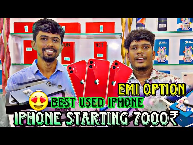 IPHONE JUST starting 7000₹ || CHENNEI BEST USED MOBILE SHOP || LOW PRICE BEST IPHONE SHOP IN CHENNAI