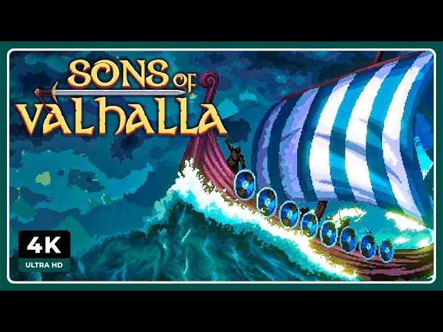 VIKINGOS, COMBATE, ESTRATEGIA Y PIXELART | SONS OF VALHALLA Gameplay Español