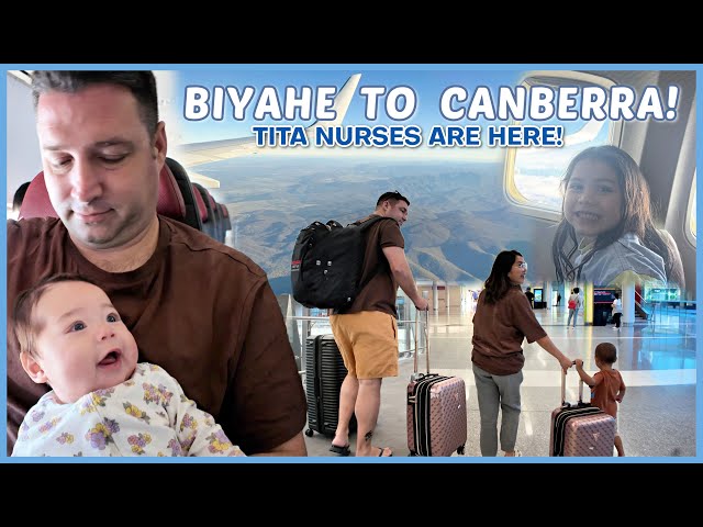 OUR BIYAHE TO VISIT TITAS! FIRST TIME NAMIN SA CANBERRA! ❤️ | rhazevlogs