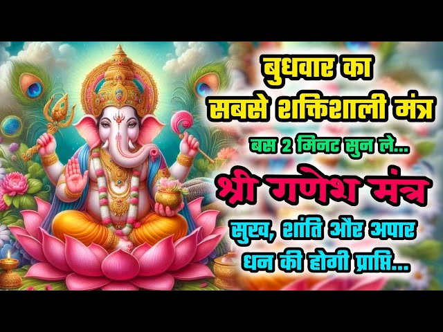 आपके विघ्न सब हर लेगे गणेश जी | Ganesh ji ka mantra | Ganpati Bappa Mantra | Shri Ganesh Mantra