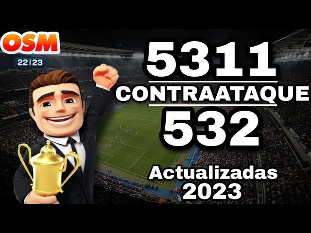 🏆😱 BEST TACTICS 5311 AND 532 TO DEFEAT SUPERIOR RIVALS 😱🏆 | ⚽ OSM 22/23 ⚽