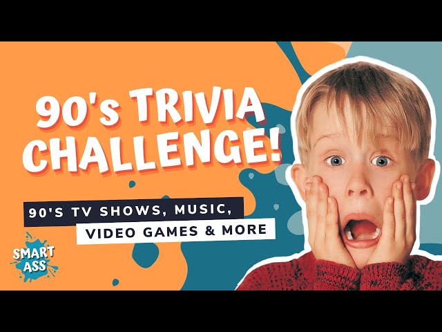 90s TRIVIA! Only A True '90s Kid Can Ace This Nostalgia Quiz | 90s Quiz Game | Pub Quiz 2024